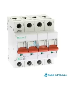 Eaton pls6-c4/4 disyuntor 6ka 4p c 4a